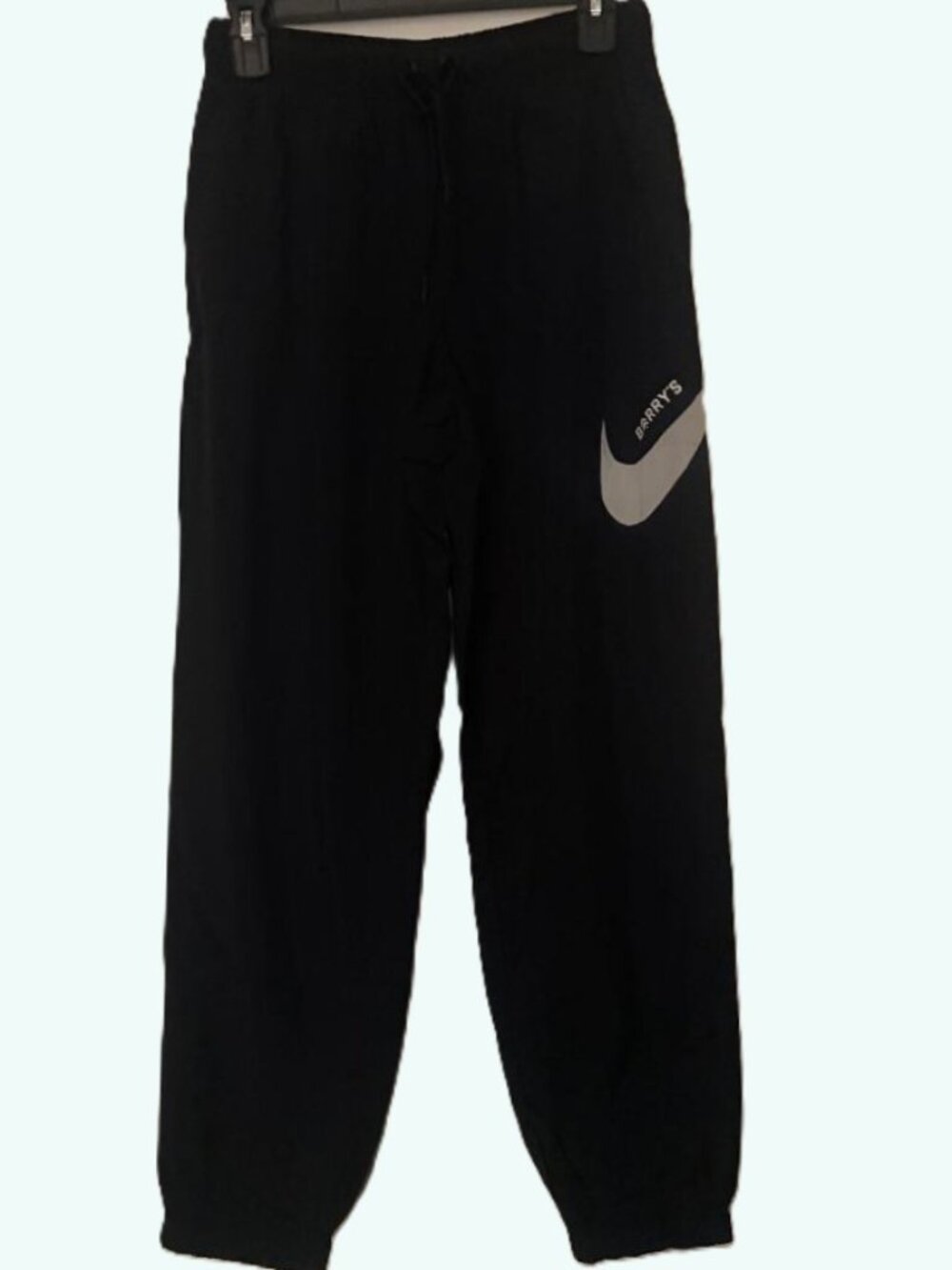 Nike x Barry’s Women’s Black Woven Track Pants Joggers Small DM4648-010 NWT